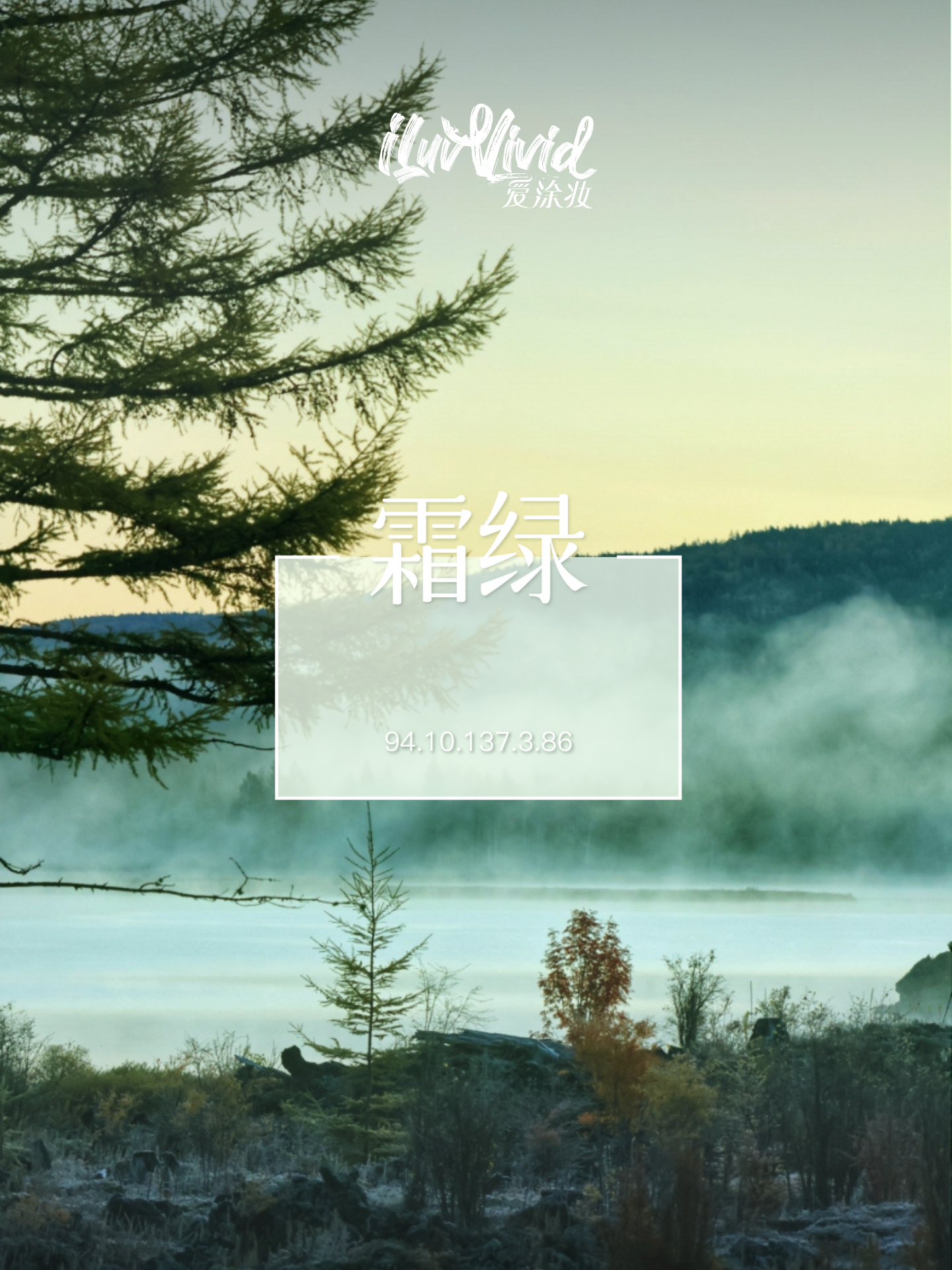 2025 September Color of the Month｜Frosted Green – When inspiration runs dry, take a moment to admire this touch of frosty green.
