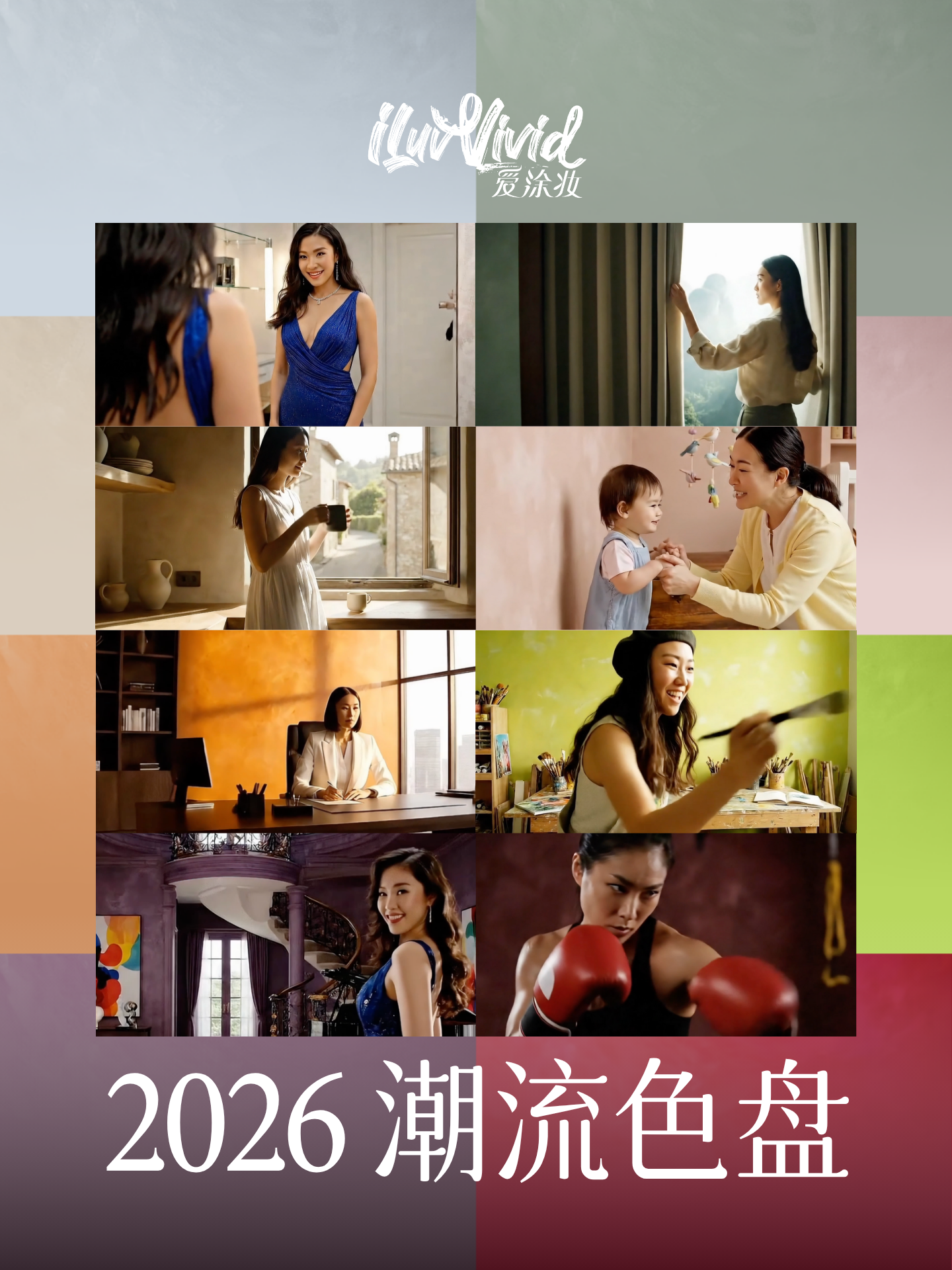 “She” is eight colors, revealing the aesthetic trends of 2026.